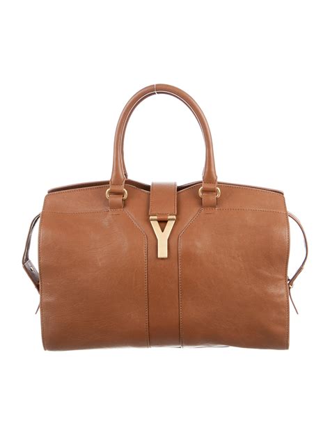 yves saint laurent large cabas chyc leather tote|ysl paniers and totes sale.